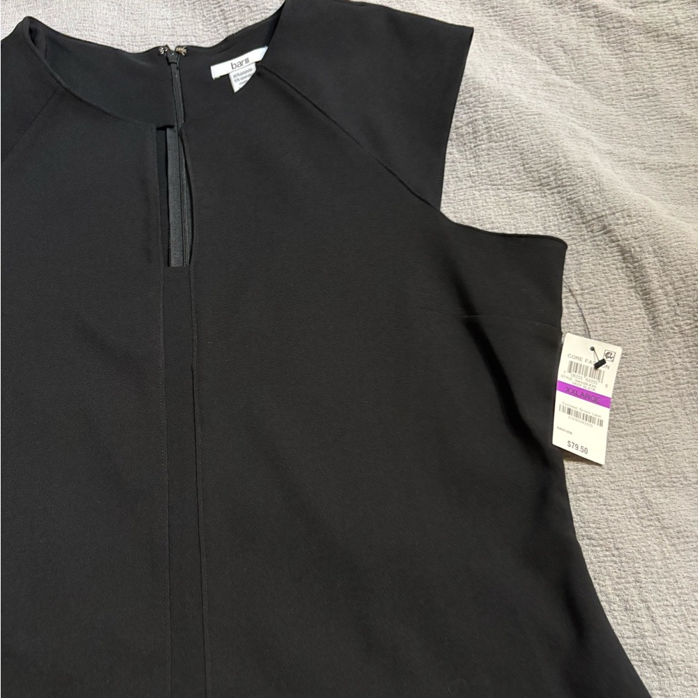 Bar III Black Sleeveless Dress
